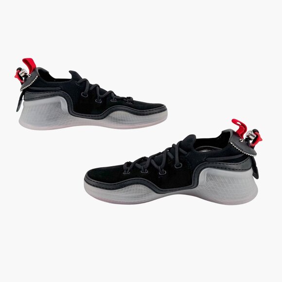 Christian Louboutin Arpoador Black Drawstring Sock Sneakers Size 41 US 11 Women - Picture 11 of 16